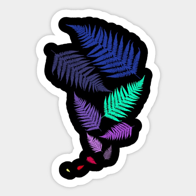 Ferns Sticker by Bongonation